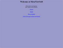 Tablet Screenshot of metaviewsoft.de